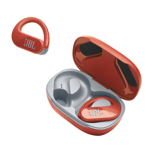 JBL Endurance Peak 3 - Coral - Dust and water proof True Wireless active earbuds - Detailshot 8